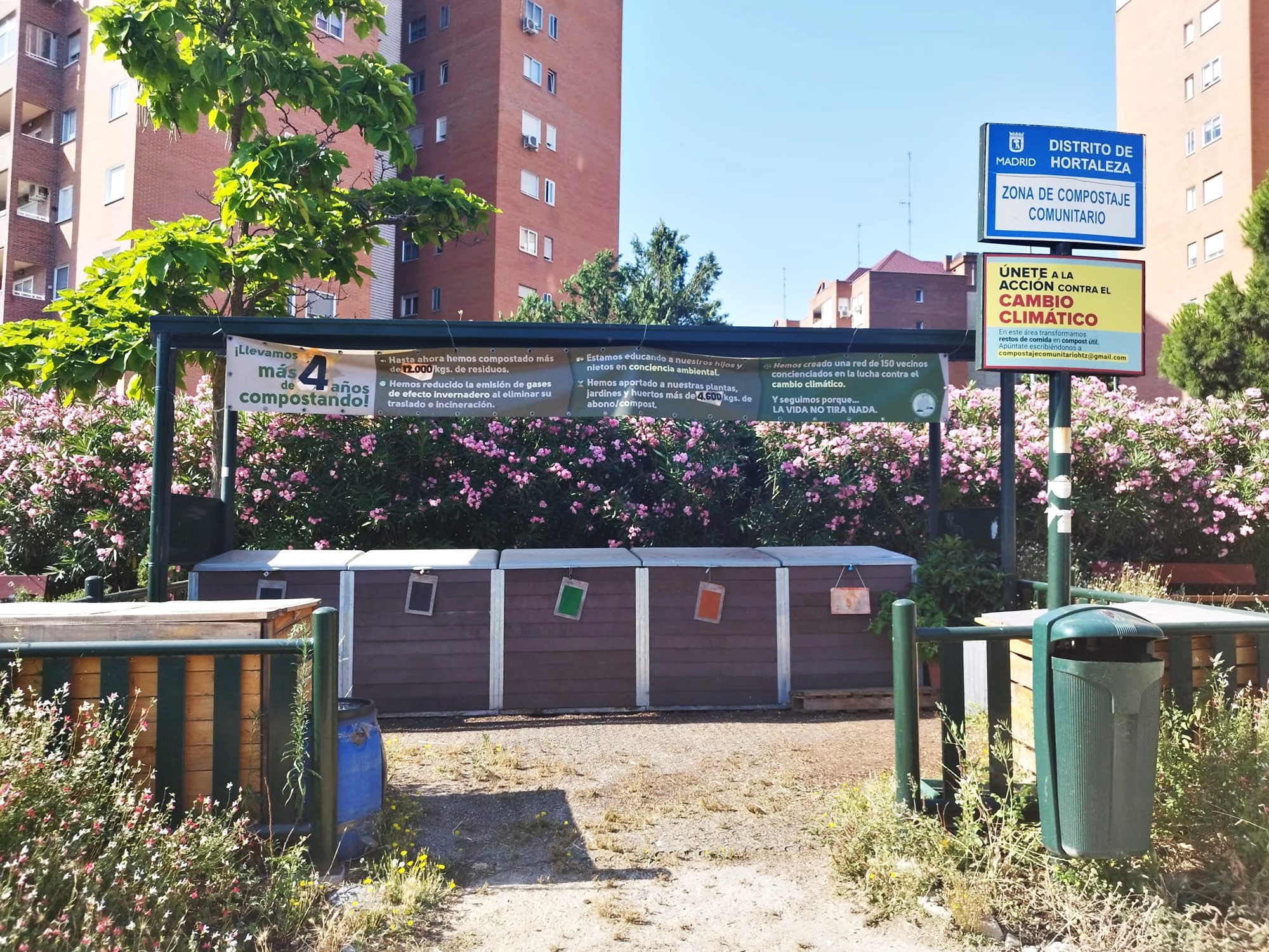 Area de compostaje Mar de Cristal