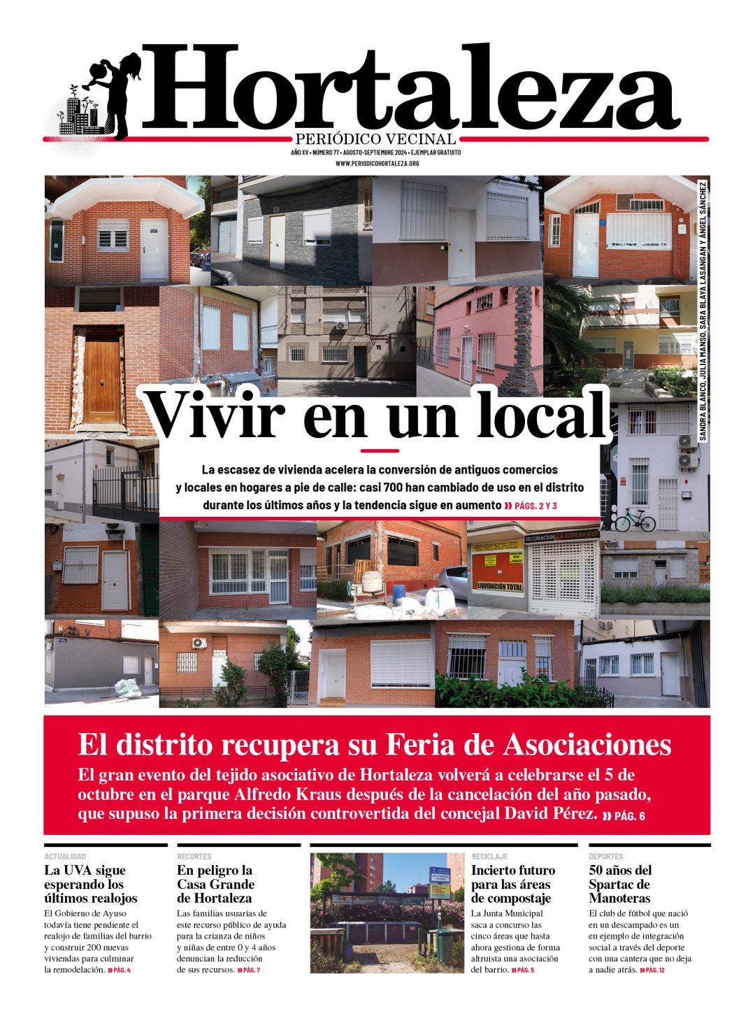 Número 77 de Hortaleza Periódico Vecinal