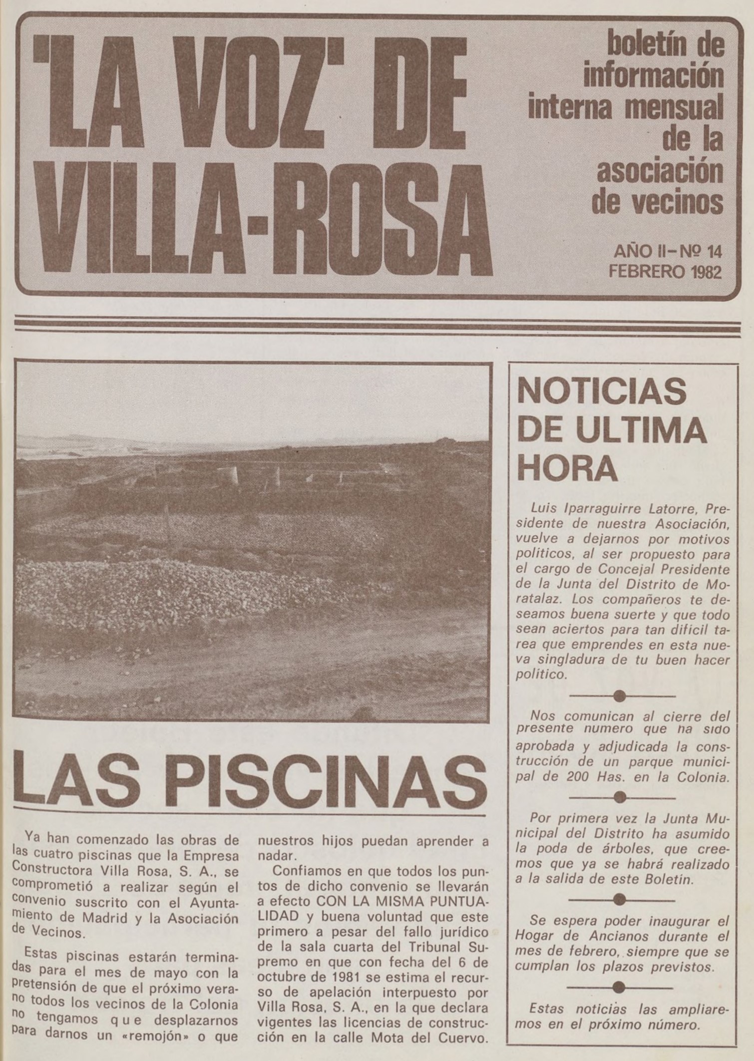 La Voz de Villa Rosa numero 14