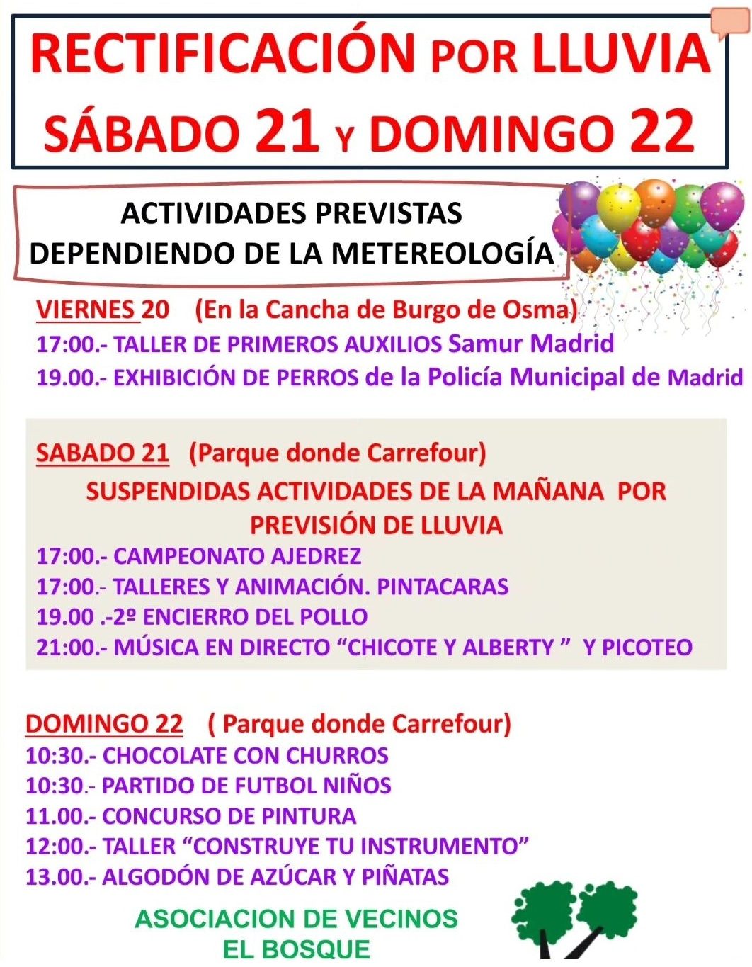 Fiestas de la colonia El Bosque 2024