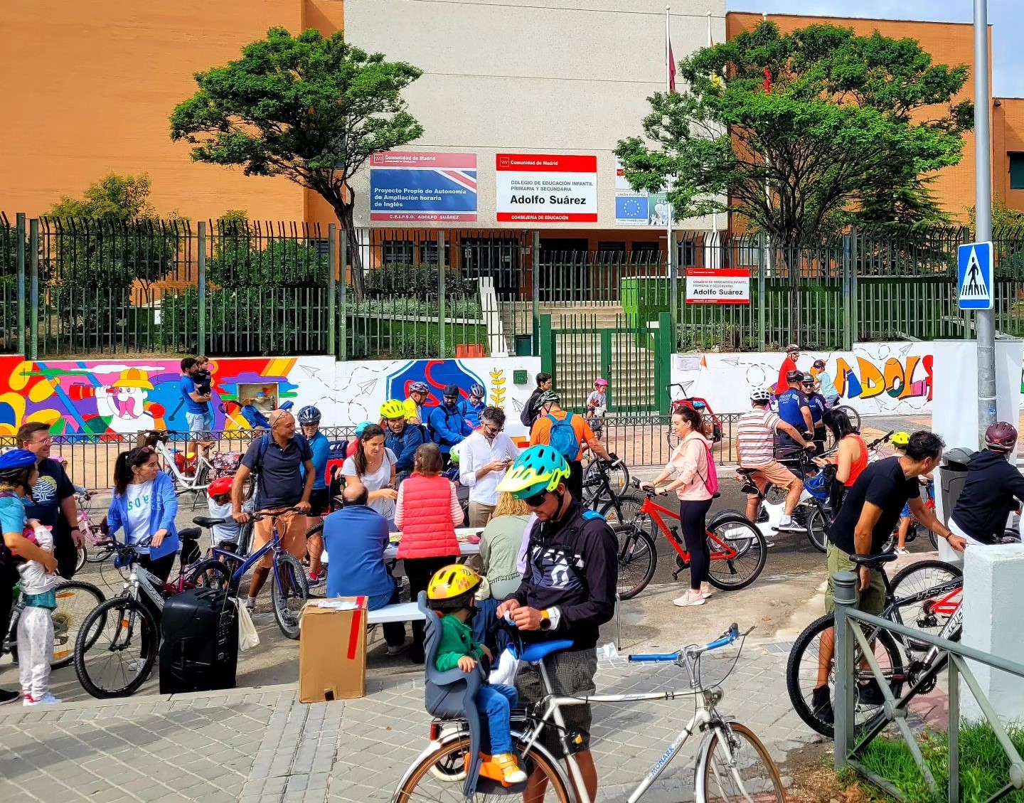 Bicicletada en Sanchinarro 2025