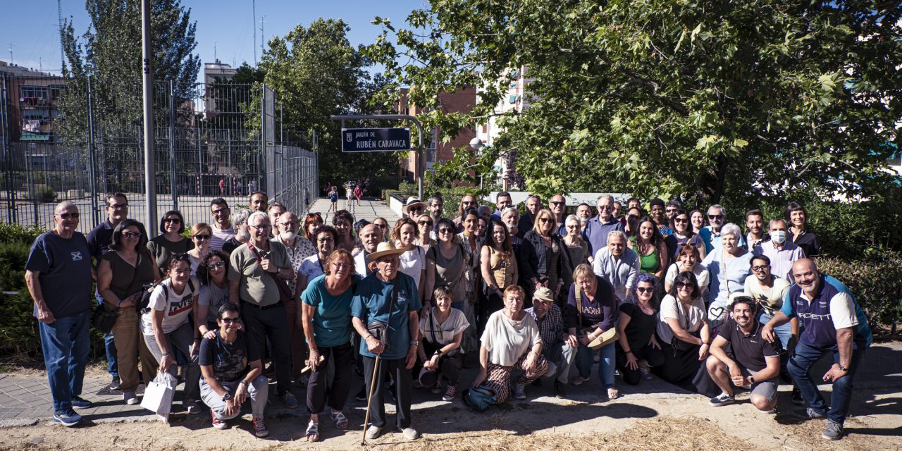 El barrio de San Lorenzo recuerda para siempre a Rubén Caravaca