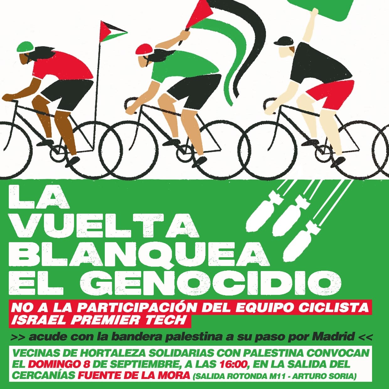 La Vuelta blanquea el genocidio
