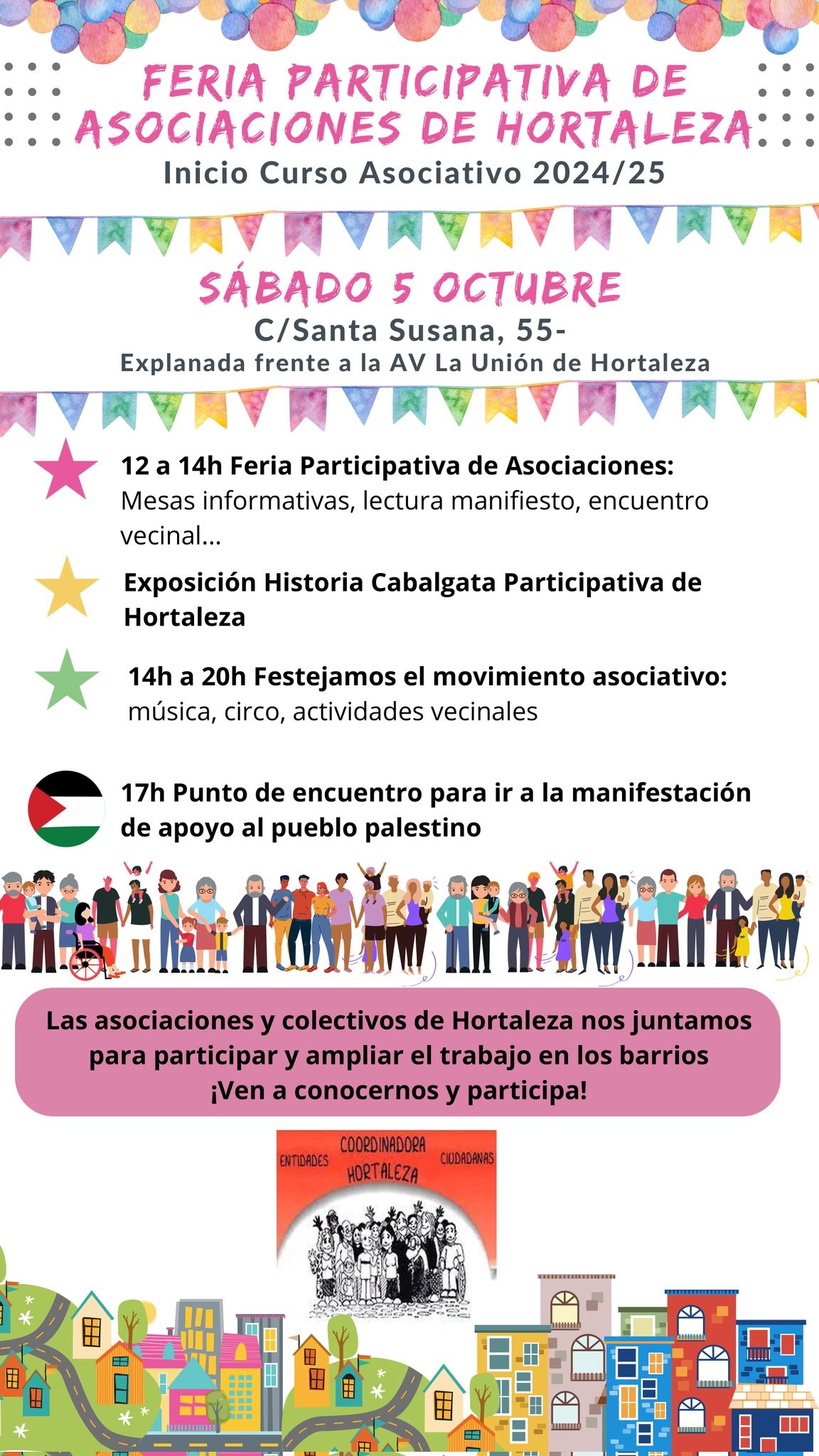 Feria Participativa de Asociaciones de Hortaleza 2024