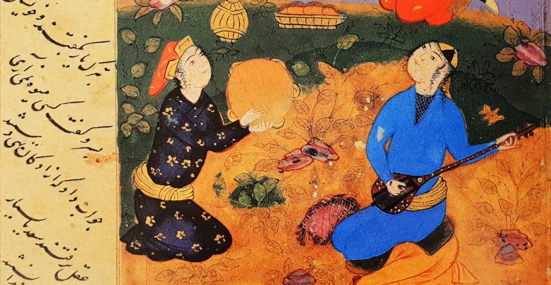 Musicas de la Ruta de Seda miniatura persa