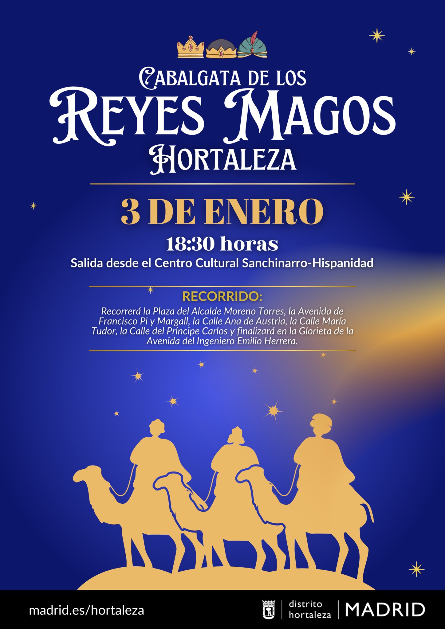 Cartel Cabalgata Sanchinarro 2025