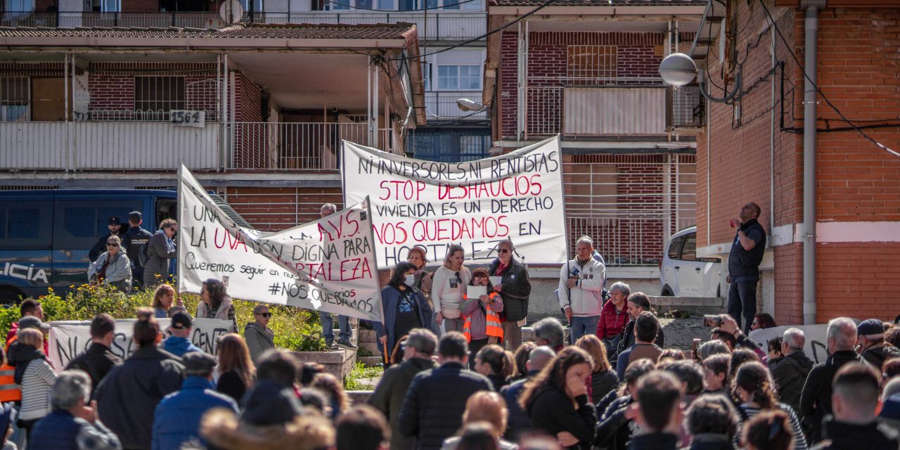 La UVA de Hortaleza exige una «solución digna»