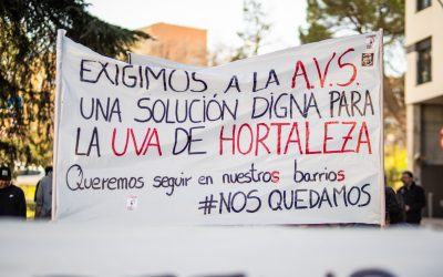 Nueva manifestación por la UVA de Hortaleza