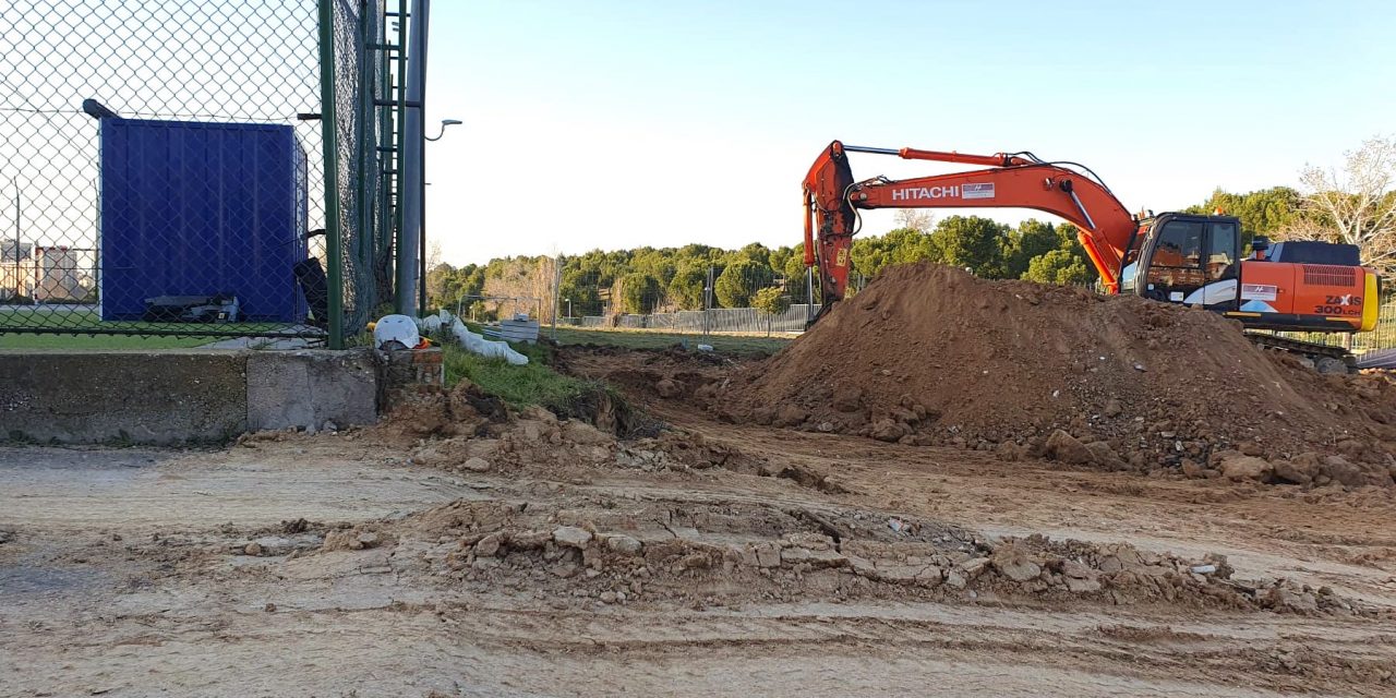 El Ayuntamiento construye un cantón de limpieza dentro del perímetro del polideportivo de Hortaleza