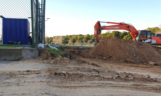 El Ayuntamiento construye un cantón de limpieza dentro del perímetro del polideportivo de Hortaleza