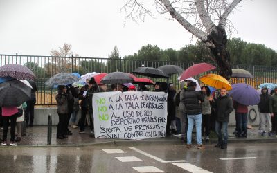 II Concentración en defensa del polideportivo de Hortaleza