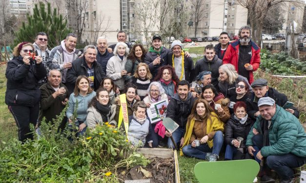 El Huerto Comunitario de Manoteras conmemora una década prodigiosa